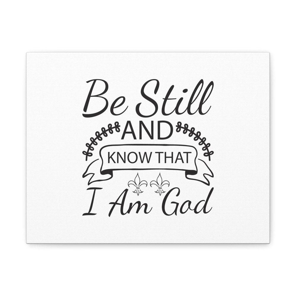 Scripture Walls Know That I Am God Exodus 14:14 Christian Wall Art Bible Verse
